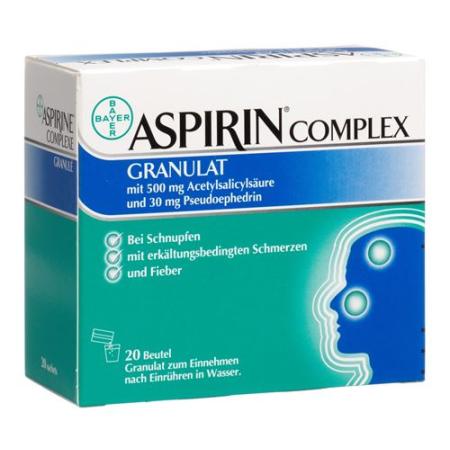 Aspirin Complex granules bag 20 pcs - PrimeCare Global