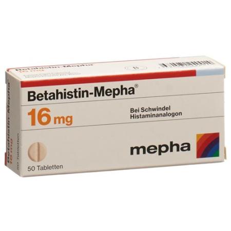Betahistine-Mepha Tabl 16 mg 100 pcs - PrimeCare Global