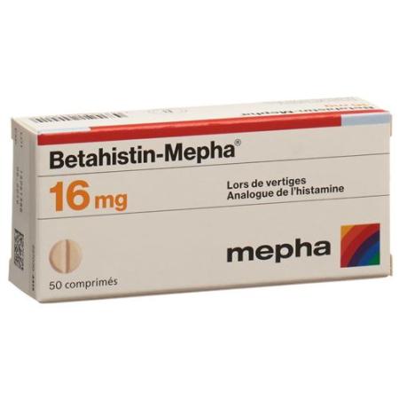 Betahistine-Mepha Tabl 16 mg 100 pcs - PrimeCare Global
