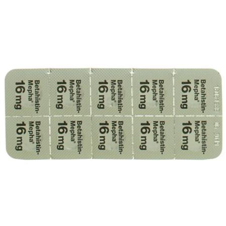 Betahistine-Mepha Tabl 16 mg 100 pcs - PrimeCare Global