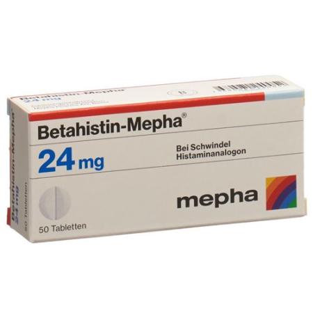 Betahistine-Mepha Tabl 24 mg 100 pcs - PrimeCare Global