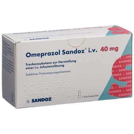 Omeprazol Sandoz Trockensub 40 mg Durchstf 5 pcs - PrimeCare Global