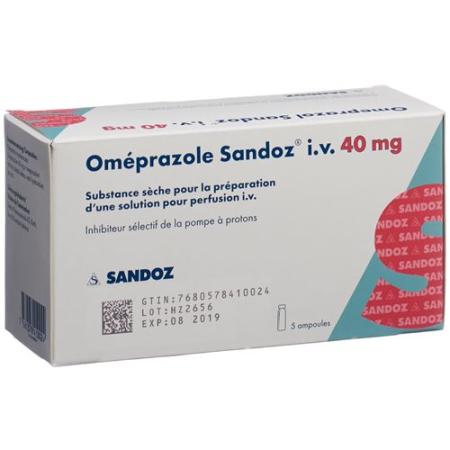 Omeprazol Sandoz Trockensub 40 mg Durchstf 5 pcs - PrimeCare Global