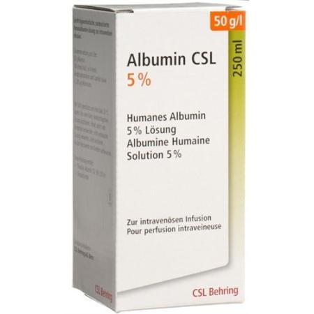 Albumin CSL Inf Loes 5% 250ml - PrimeCare Global