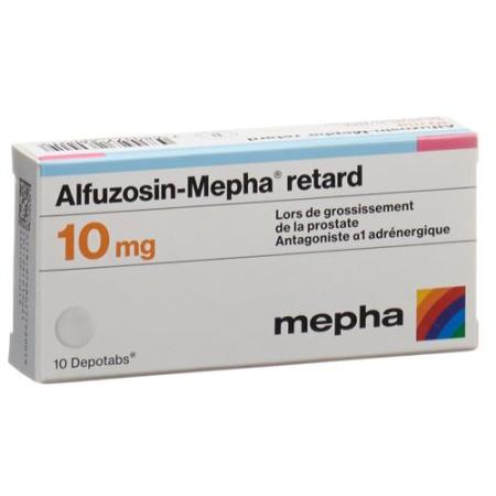 Alfuzosin-Mepha retard Depotabs 10 mg 30 pieces - PrimeCare Global