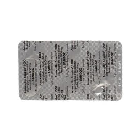 Amoxicillin Sandoz Disp Tabl 1000 mg 3 pcs - PrimeCare Global