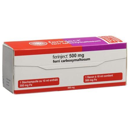 Ferinject Inj Loes 500mg/10ml 5 vials 10ml - PrimeCare Global
