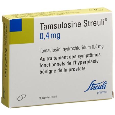 Tamsulosin Streuli Ret Kaps 0.4 mg 10 pcs - PrimeCare Global