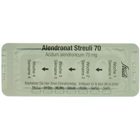 Alendronate Streuli weekly tablets 70 mg 4 pcs - PrimeCare Global