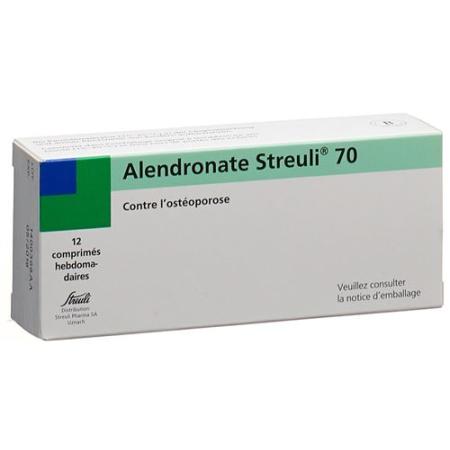 Alendronate Streuli weekly tablets 70 mg 12 pcs - PrimeCare Global
