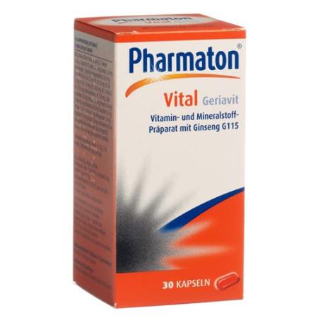 Pharmaton Vital Geriavit Capsules Fl 30 pcs - PrimeCare Global