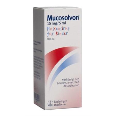 Mucosolvon cough syrup 15 mg/5ml child bottle 100 ml - PrimeCare Global