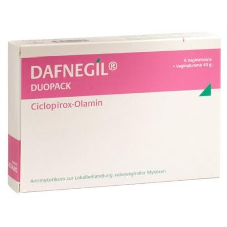 Dafnegil Duopack 6 ovules+40 g cream - PrimeCare Global