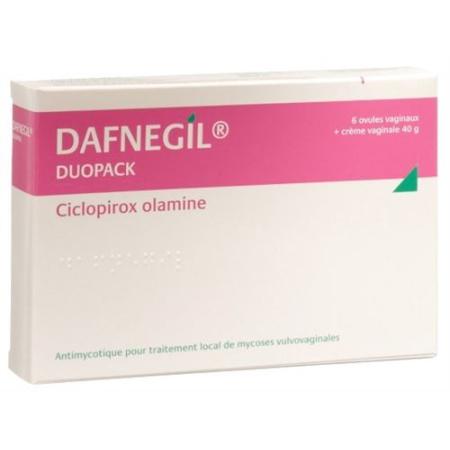 Dafnegil Duopack 6 ovules+40 g cream - PrimeCare Global