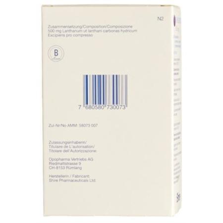 Fosrenol Kautabl 500 mg 90 pcs - PrimeCare Global