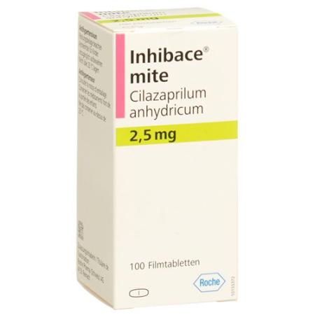 Inhibace mite film tabl 2.5 mg glass bottle 100 pcs - PrimeCare Global