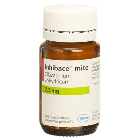 Inhibace mite film tabl 2.5 mg glass bottle 100 pcs - PrimeCare Global
