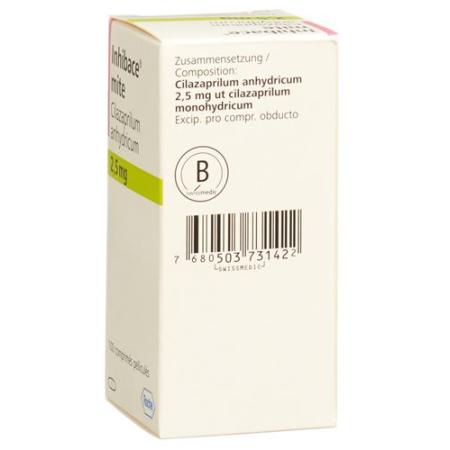 Inhibace mite film tabl 2.5 mg glass bottle 100 pcs - PrimeCare Global
