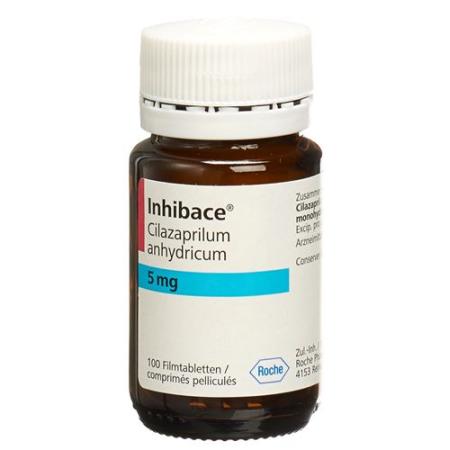 Inhibace film tabl 5 mg glass bottle 100 pcs - PrimeCare Global