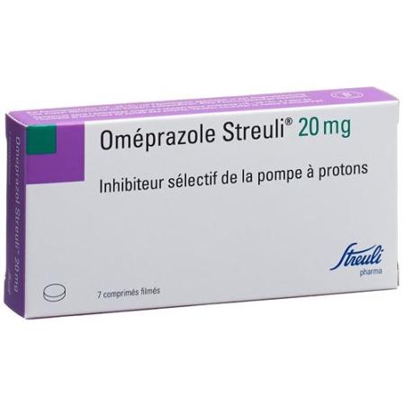Omeprazol Streuli film tablets 20 mg 7 pcs - PrimeCare Global