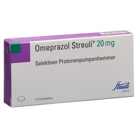 Omeprazol Streuli film tablets 20 mg 14 pcs - PrimeCare Global