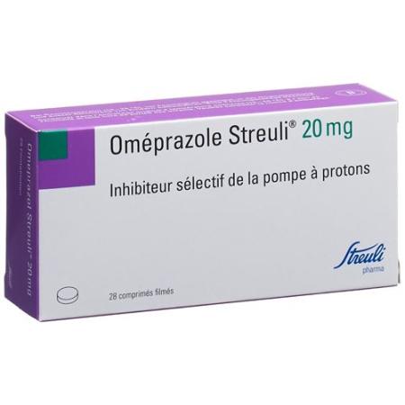 Omeprazol Streuli film tablets 20 mg 28 pcs - PrimeCare Global