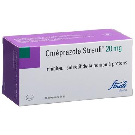 Omeprazol Streuli film tablets 20 mg 56 pcs - PrimeCare Global