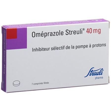 Omeprazol Streuli film tablets 40 mg 7 pcs - PrimeCare Global