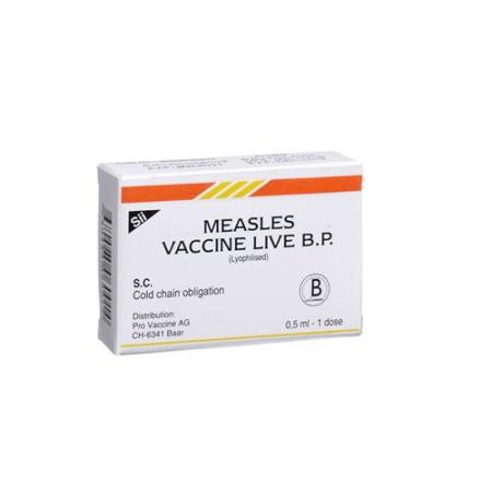 Measles Vaccine live dry sub with Solvens Amp 0.5 ml - PrimeCare Global
