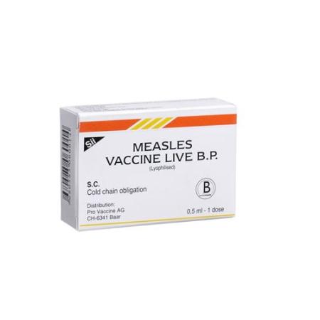 Measles Vaccine live dry sub with Solvens Amp 0.5 ml - PrimeCare Global
