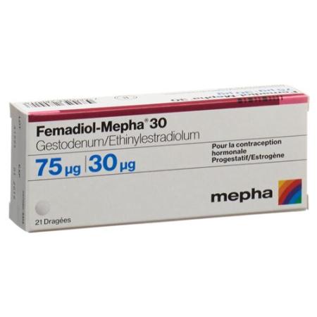 Femadiol-Mepha 30 Drag 3 x 21 pcs - PrimeCare Global