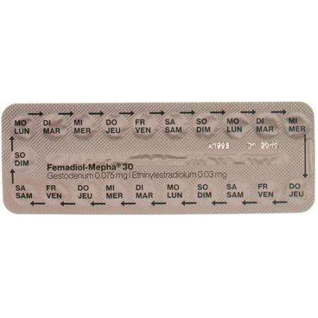 Femadiol-Mepha 30 Drag 3 x 21 pcs - PrimeCare Global
