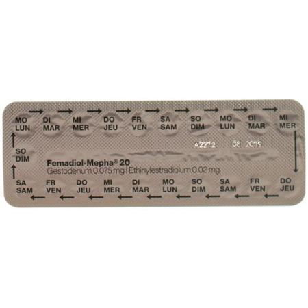 Femadiol-Mepha 20 Drag 6 x 21 pcs - PrimeCare Global