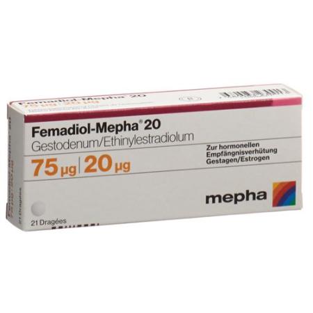 Femadiol-Mepha 20 Drag 6 x 21 pcs - PrimeCare Global