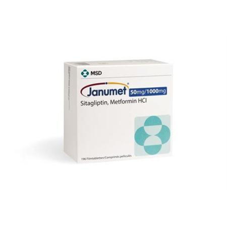 Janumet Filmtablet 50/1000 mg 196 pcs - PrimeCare Global