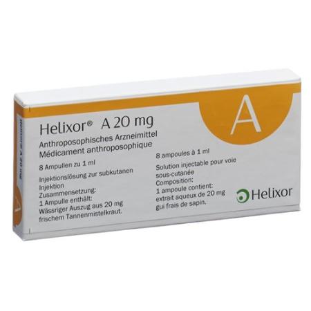 Helixor A Inj L&ouml;s 20 mg Amp 8 pcs - PrimeCare Global