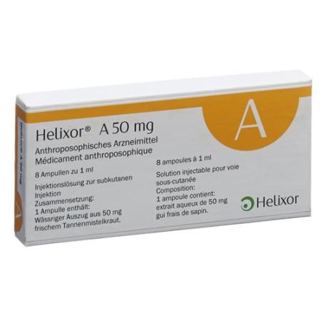 Helixor A Inj L&ouml;s 50 mg Amp 8 pcs - PrimeCare Global