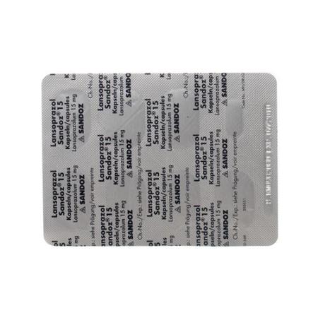 Lansoprazole Sandoz Kaps 15 mg 28 pcs - PrimeCare Global