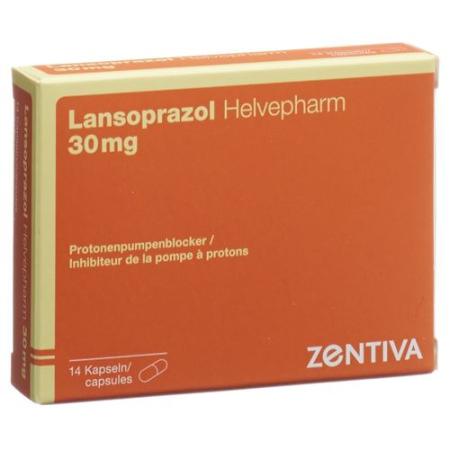 Lansoprazole Helvepharm Capsules 30 mg 14 pcs - PrimeCare Global