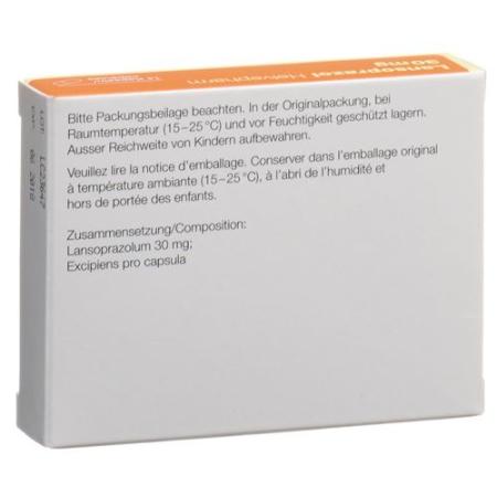 Lansoprazole Helvepharm Capsules 30 mg 14 pcs - PrimeCare Global