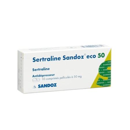 Sertraline Sandoz eco Filmtablet 50 mg 10 pcs - PrimeCare Global