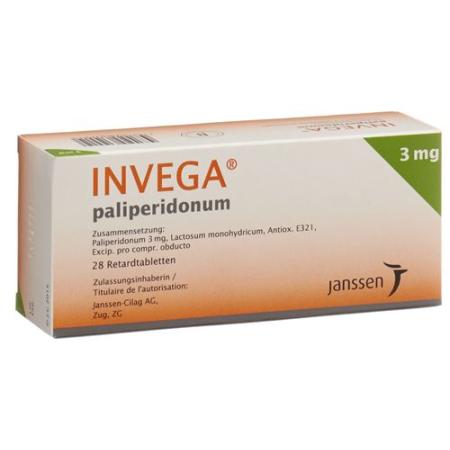 Invega Ret Tabl 3 mg 28 pcs - PrimeCare Global
