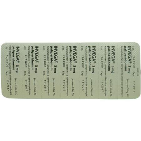 Invega Ret Tabl 3 mg 28 pcs - PrimeCare Global