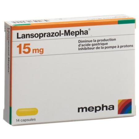 Lansoprazole-Mepha Kaps 15 mg 14 pcs - PrimeCare Global