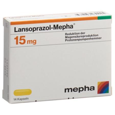 Lansoprazole-Mepha Kaps 15 mg 28 pcs - PrimeCare Global