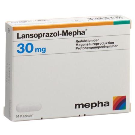 Lansoprazole-Mepha Kaps 30 mg 14 pcs - PrimeCare Global