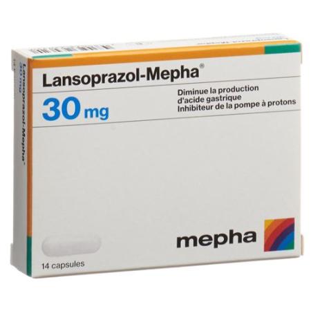 Lansoprazole-Mepha Kaps 30 mg 14 pcs - PrimeCare Global