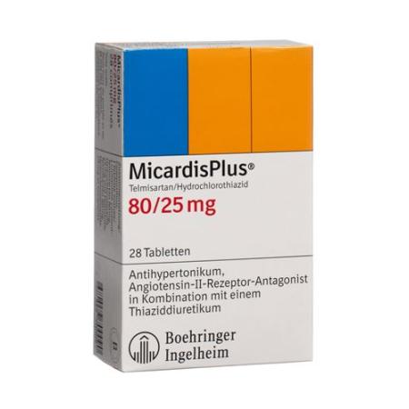 MicardisPlus Tabl 80/25 mg 28 pcs - PrimeCare Global
