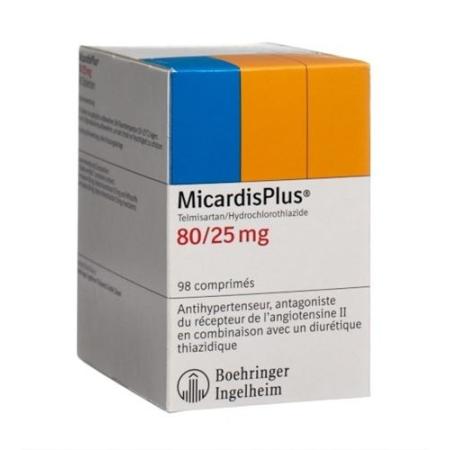 MicardisPlus Tabl 80/25 mg 98 pcs - PrimeCare Global