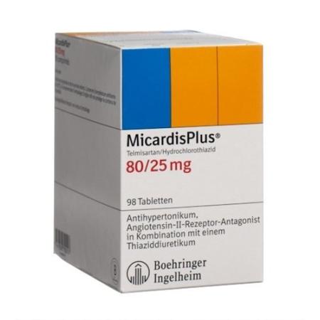 MicardisPlus Tabl 80/25 mg 98 pcs - PrimeCare Global